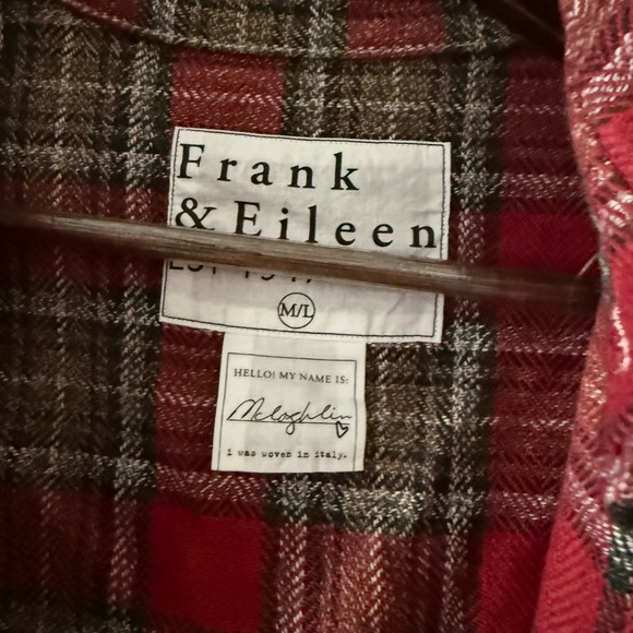 Frank and Eileen McLoghlin shirt sz M/L - Picture 2 of 3